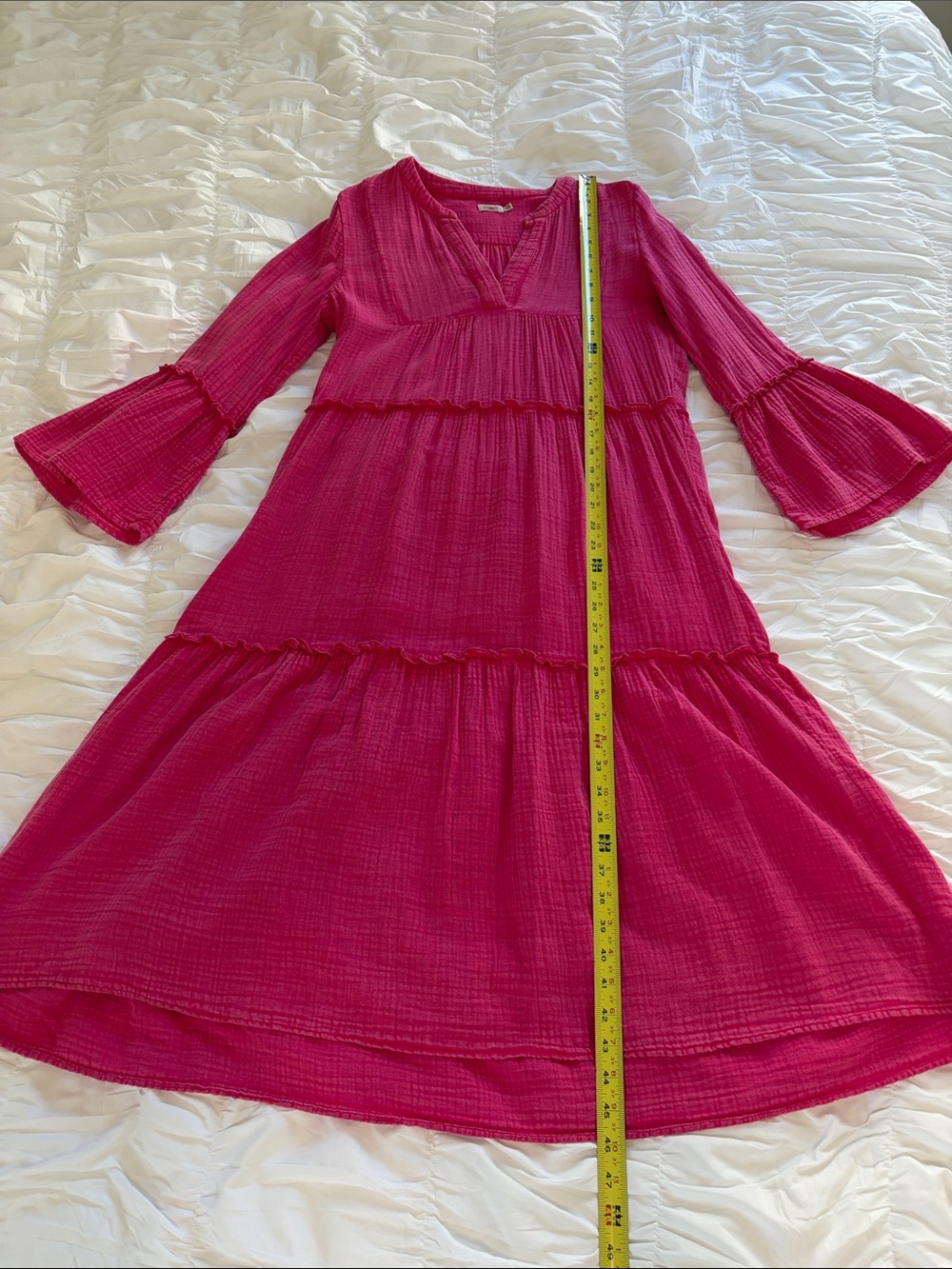 Faherty Dream Cotton Gauze Vida Midi Dress - Picture 8 of 10
